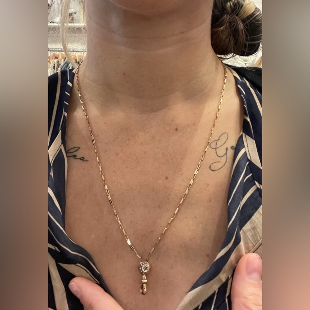 Vintage (Art Nouveaux) 10k Gold Celestial Necklace